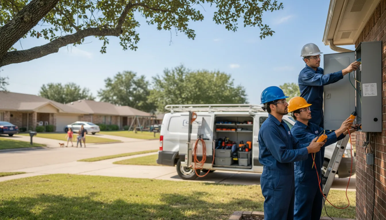 Certified electrician providing emergency electrical services in Lafayette, MN